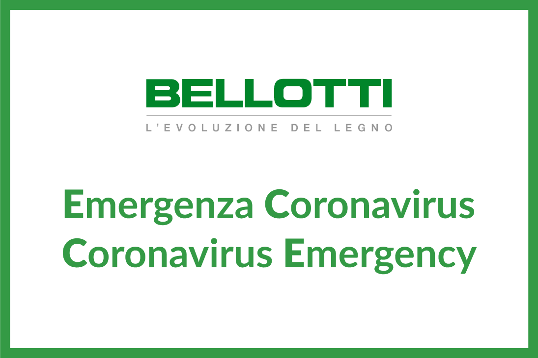 EMERGENZA CORONAVIRUS - Bellotti è operativa