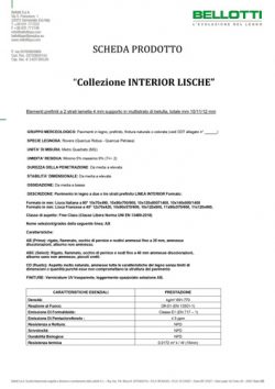 Scheda Collezione Interior Lische