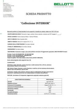 Scheda Collezione Interior